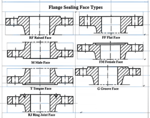 FLANGE SEALING FACE TYPES