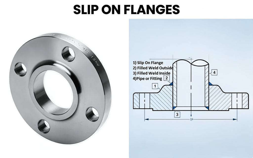 SLIP ON FLANGES