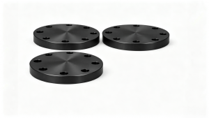 black painted blind flange