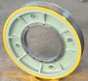 cast iron elevator traction sheaves
