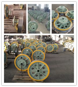 cast iron elevator traction sheaves