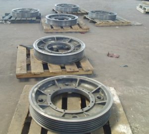 cast iron elevator traction sheaves